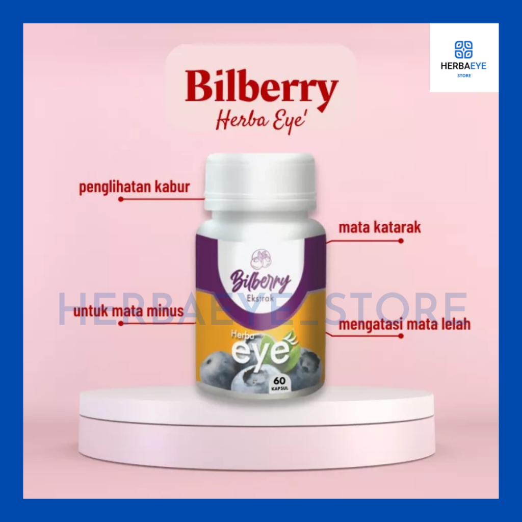 Jual BILBERRY HERBA EYE UNTUK MATA MINUS DAN GANGGUAN MATA LAINNYA