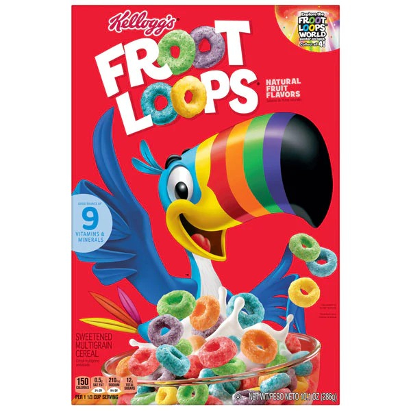 Jual Kelloggs Cereal Froot Loops Usa10 1 Oz Shopee Indonesia