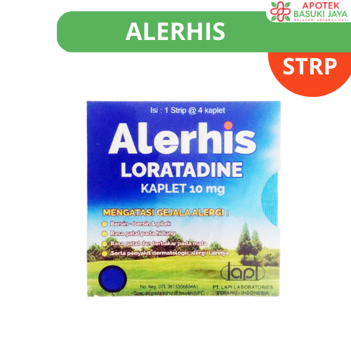 Jual Obat Alergi ALERHIS | Rhinitis Gatal Hidung Kulit Bentol | Bersin ...