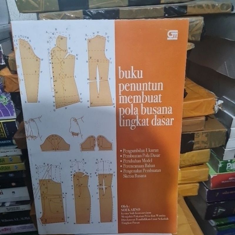 Jual Buku Penuntun Membuat Pola Busana Tingkat Dasar | Shopee Indonesia