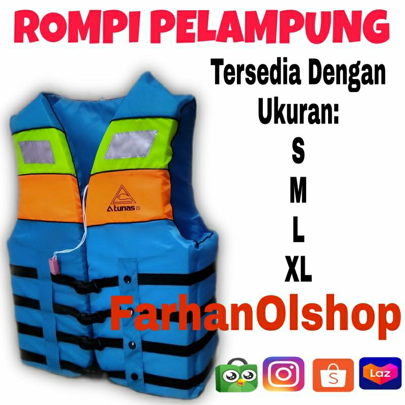 Jual Baju, Jaket, Rompi, Pelampung, Renang, Atunas, Dewasa,Dan, Anak ...