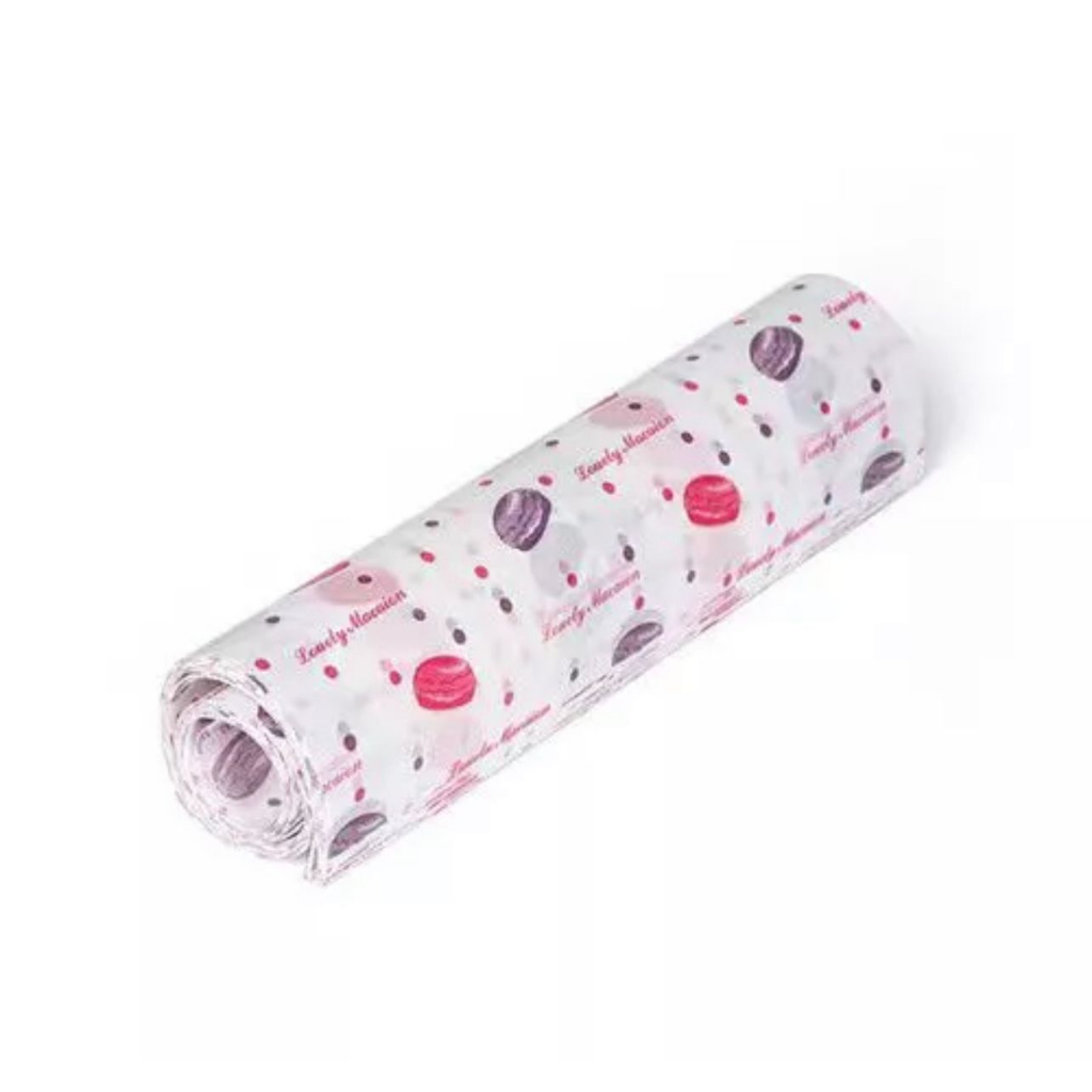 Jual KERTAS ROTI BAKING PAPER MOTIF KERTAS BURGER || KERTAS ...