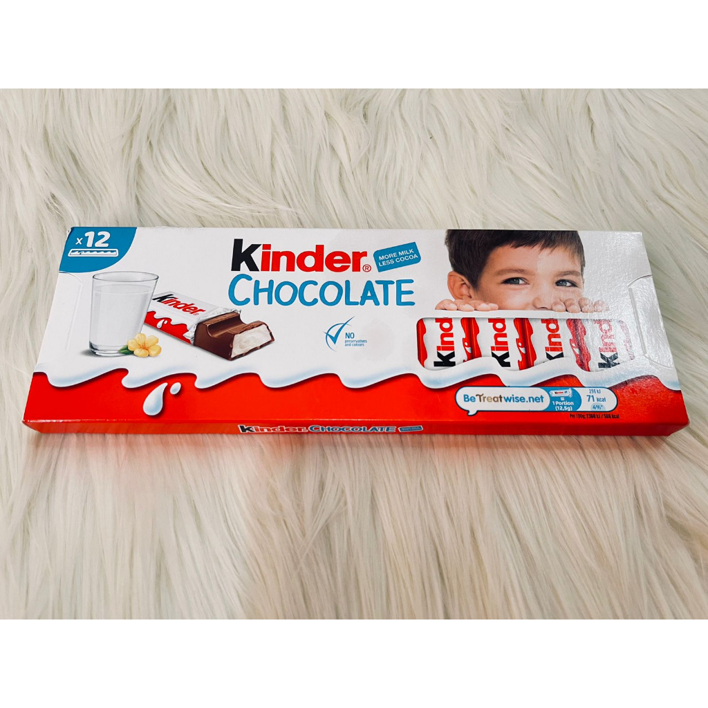 Jual Kinder Chocolate Bar 12's | Shopee Indonesia