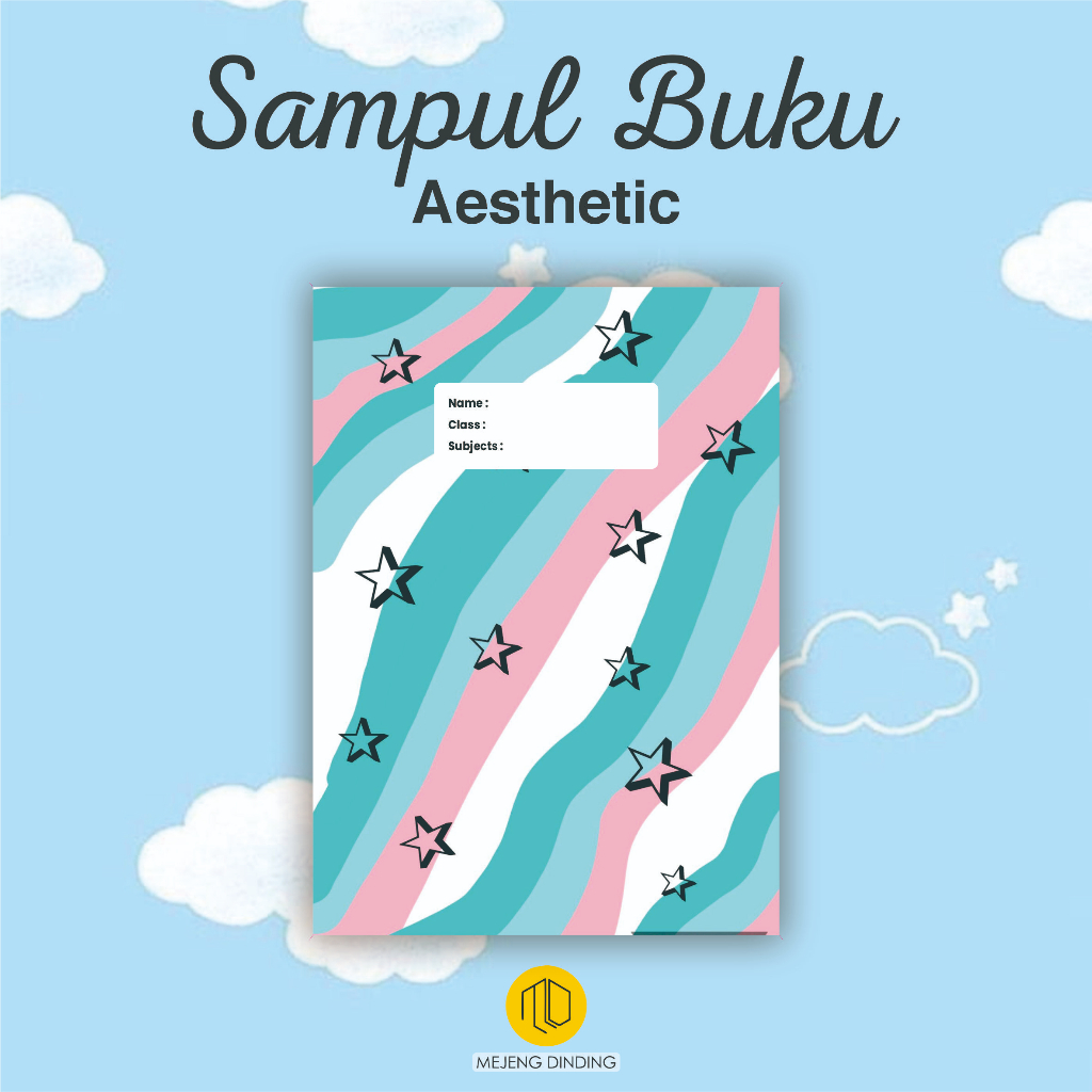 Jual Sampul Buku Aesthetic Isi 10 Pcs Sampul Buku Motif Pattern Aesthetic Sampul Buku Book 6309