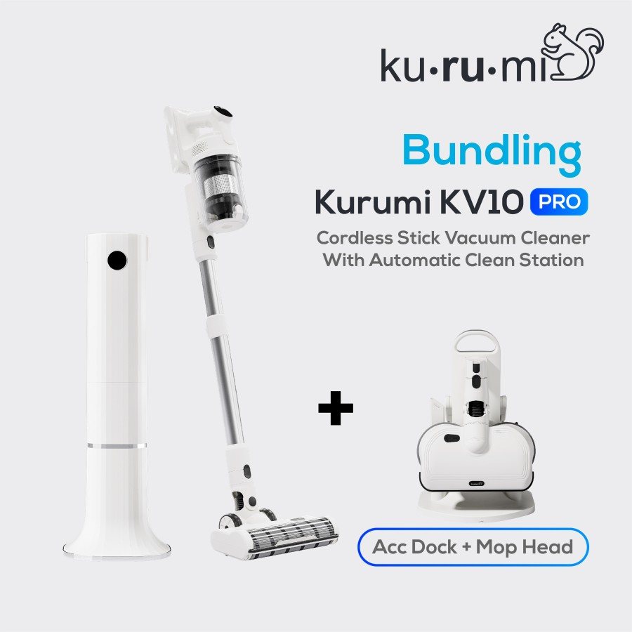 Jual Kurumi KV 10 Pro Vacuum Cleaner with Auto Clean Station Shopee