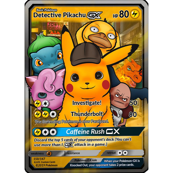 pokemon cards detective pikachu gx Pokemon TCG Pikachu EX 247-191 Surging Sparks Hyper Rare NM – True  Believers Gaming and Collectibles main image 1