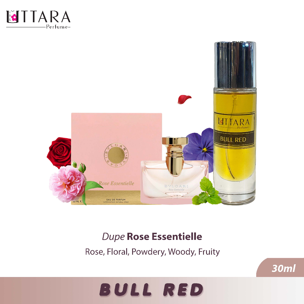 Jual BULL RED 30ml Uttara Parfum Refill ( BVLGAR1 ROSE ESSENTIELE ...
