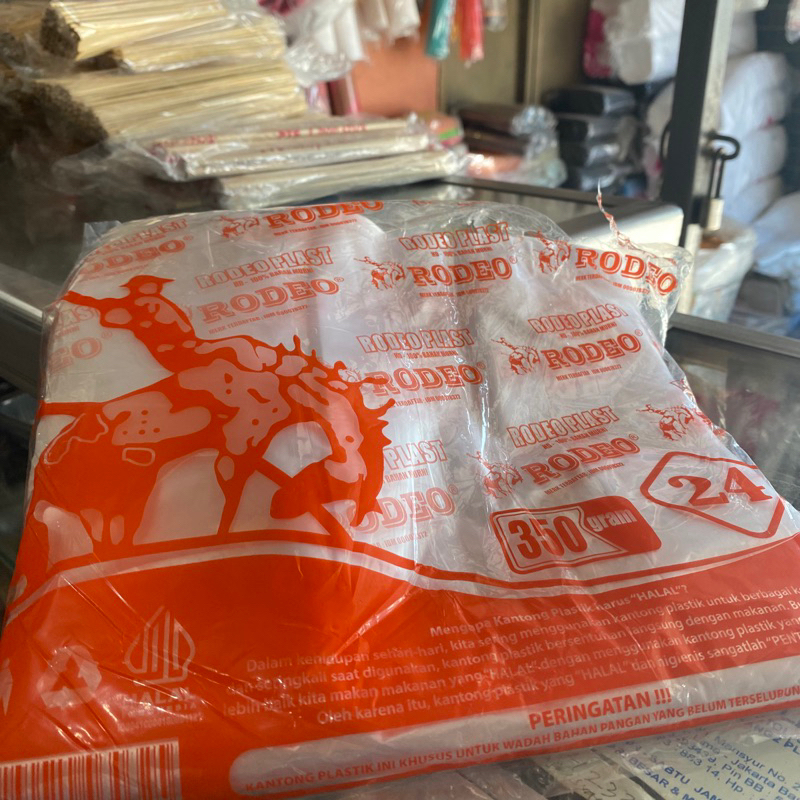 Jual KANTONG PUTIH RODEO/PLASTIK PUTIH RODEO [100 % BAHAN MURNI BIJI ...