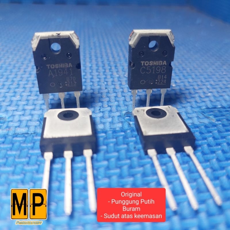 Jual Transistor Final Tr TOSHIBA A1941 C5198 original | Shopee Indonesia