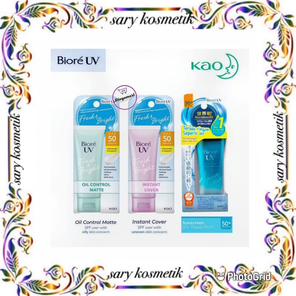 Jual 𝐒𝐀𝐑𝐘𝐊𝐎𝐒𝐌𝐄𝐓𝐈𝐊 biore sunscreen oil control matte / biore sunscreen ...