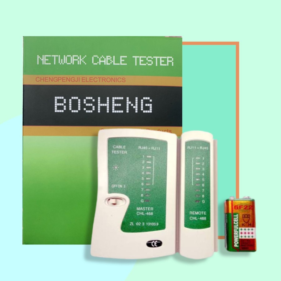 Jual kabel tester rj45 sudah termasuk baterai | Shopee Indonesia