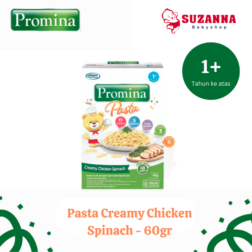 Jual Promina Pasta Creamy Chicken Spinach - 60gr | Shopee Indonesia