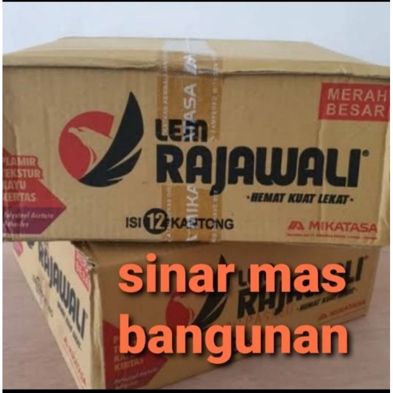 Jual Lem rajawali 1dos isi 12 kantong,lem rajawali harga dos,lem pvac ...