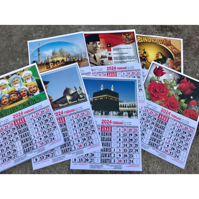 Jual Kalender 2024 : Kalender Wuku Kecil 2024 / Kalender Pasaran 2024