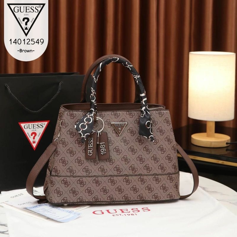 Jual Guesss Cordelia Logo Luxury Satchel Bag 14012549 Shopee Indonesia