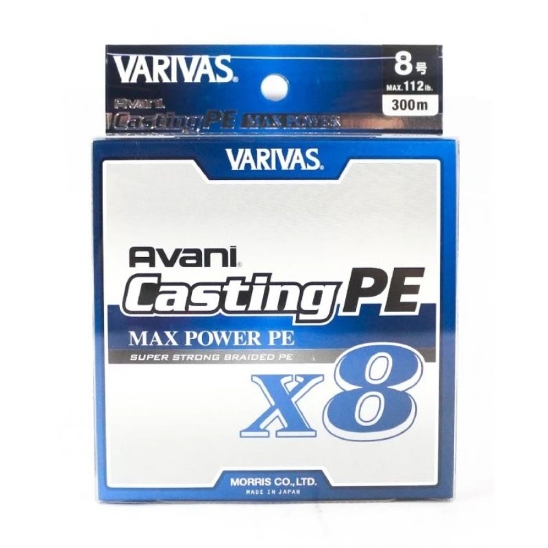 VARIVAS Avani Casting PE Max Power X8 – Starke 8-fach Geflochtene Schnur