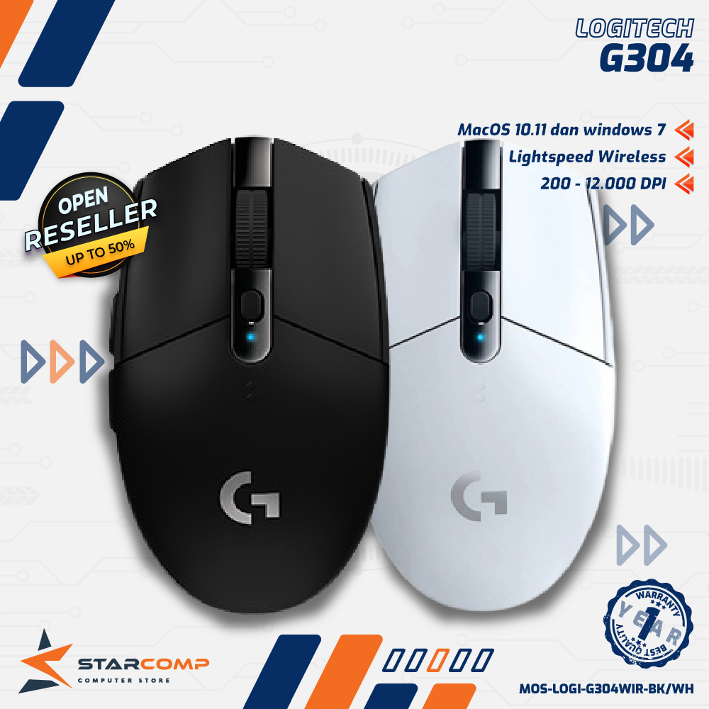 Jual Logitech G304 Lightspeed Wireless Gaming Mouse G 304 | Shopee ...