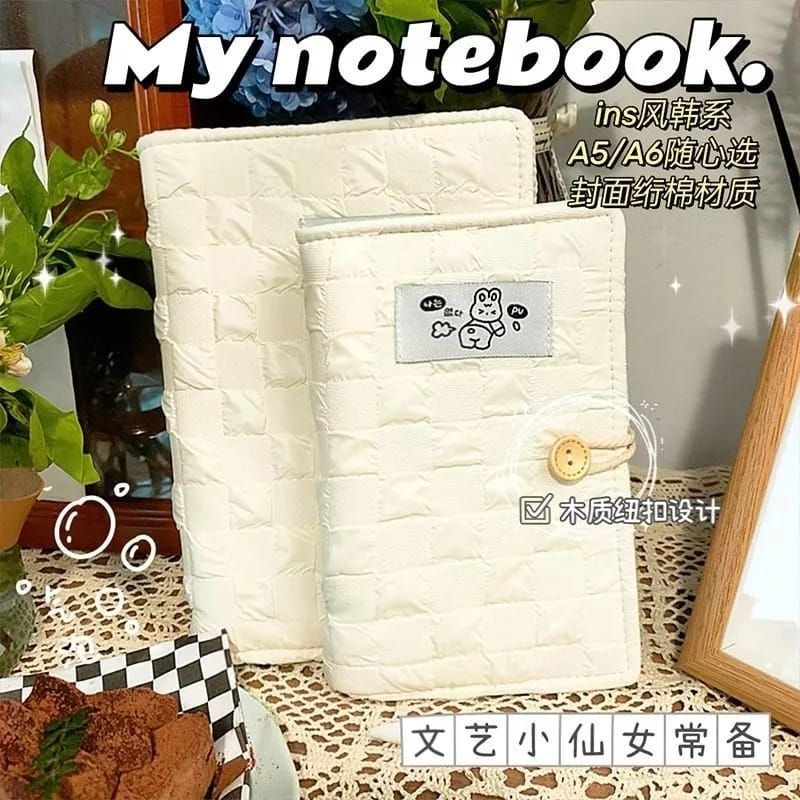 Jual Notebook Cover Binder Kain Aesthetic Vintage Buku Catatan Jurnal