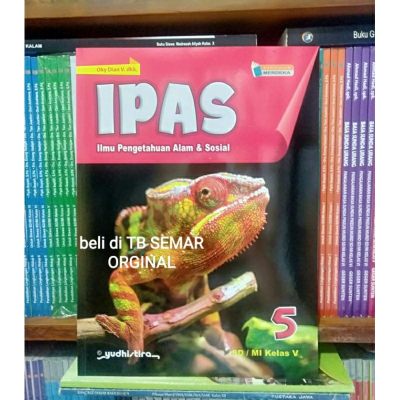 Jual BUKU IPAS KLS 5 SD MI KURIKULUM MERDEKA PENERBIT YUDISTIRA ...