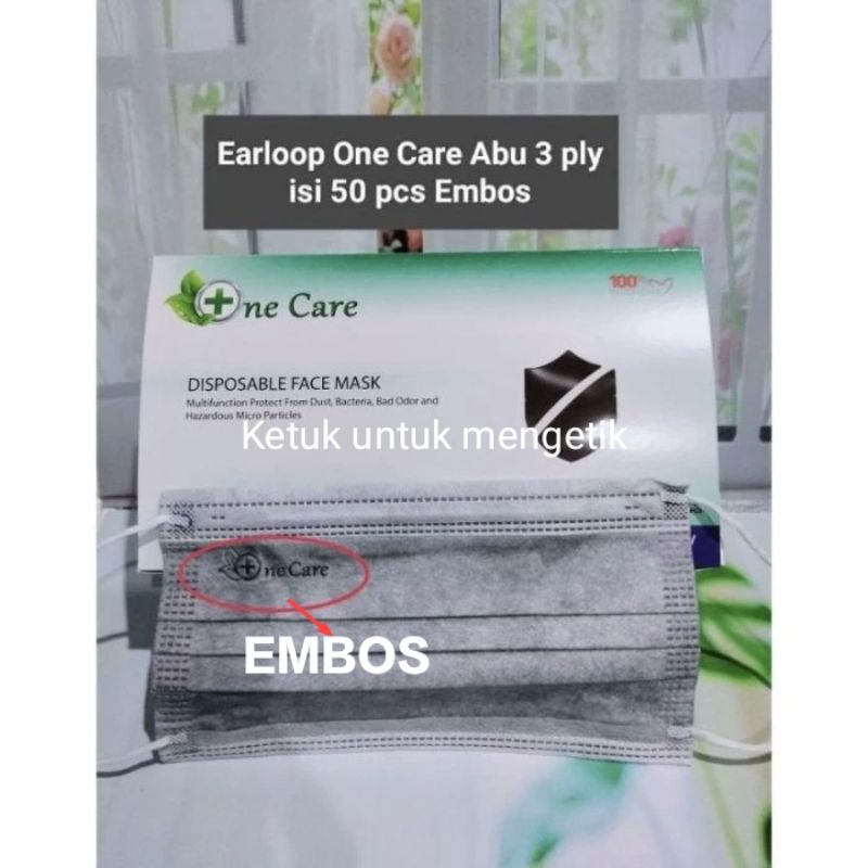 Jual MASKER ONECARE EMBOS 3PLY ISI 50PCS/BOX | Shopee Indonesia