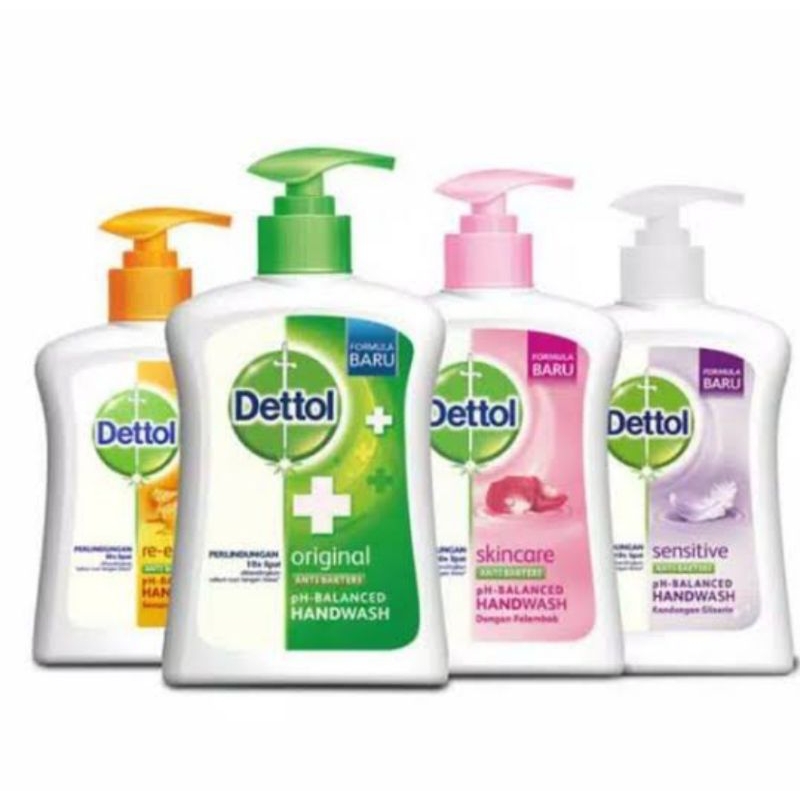 Jual Detol Anti bacterial Handwash 4varian Botol & Refil 245ml | Shopee ...