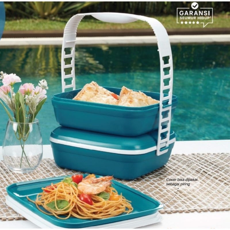 Jual rantang picnic set trio tupperware ori Shopee Indonesia