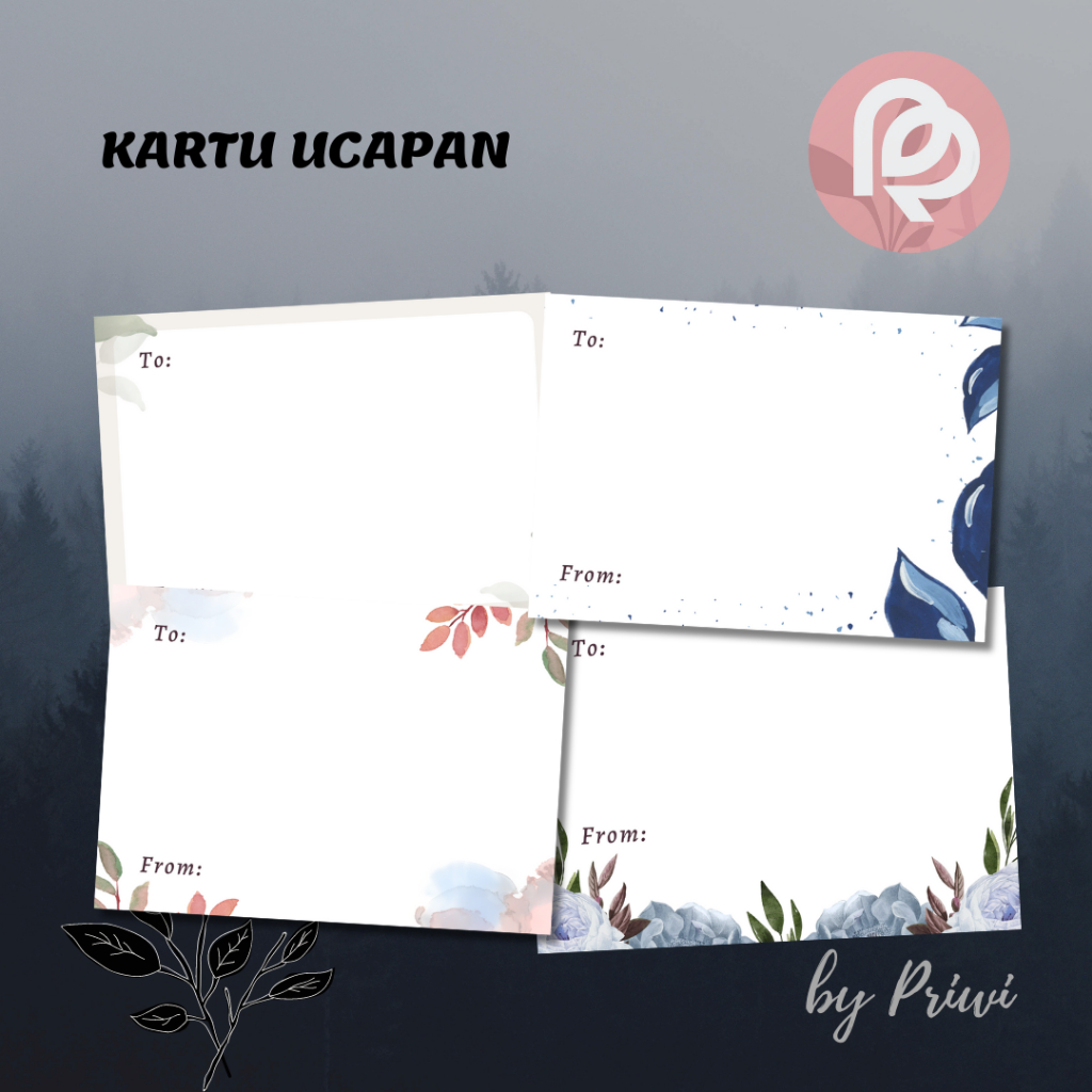 Jual BLANK CARD KARTU UCAPAN KOSONG POLOS AESTHETIC UNTUK DARI | Shopee