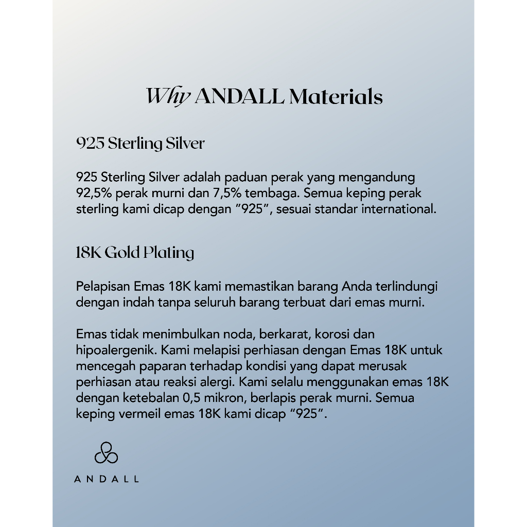 Jual ANDALL - Thick Band Silver Ring [925 Sterling Silver With 18K Gold ...