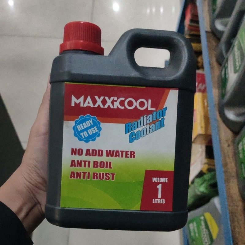 Jual AIR RADIATOR COOLANT MAXXICOOL 1LITER (PASTI JAYA BAN) Shopee
