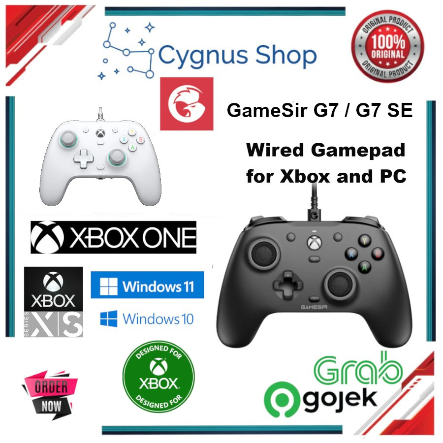GameSir G7 Wired Controller for Xbox Series XS, Xbox One and Windows 10/11  - PC Gaming Gamepad with 3.5mm Audio Jack (2 Swappable Faceplates) 