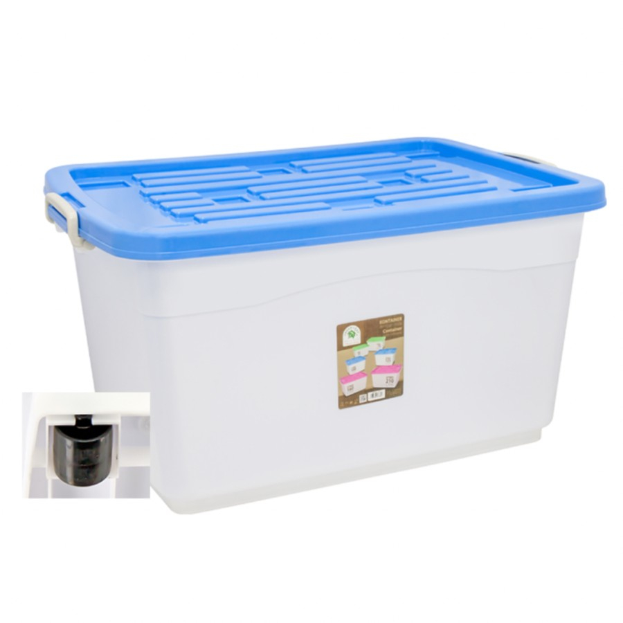 Jual Green Leaf 7885 Container Box Roda 210Liter Jumbo Kotak ...