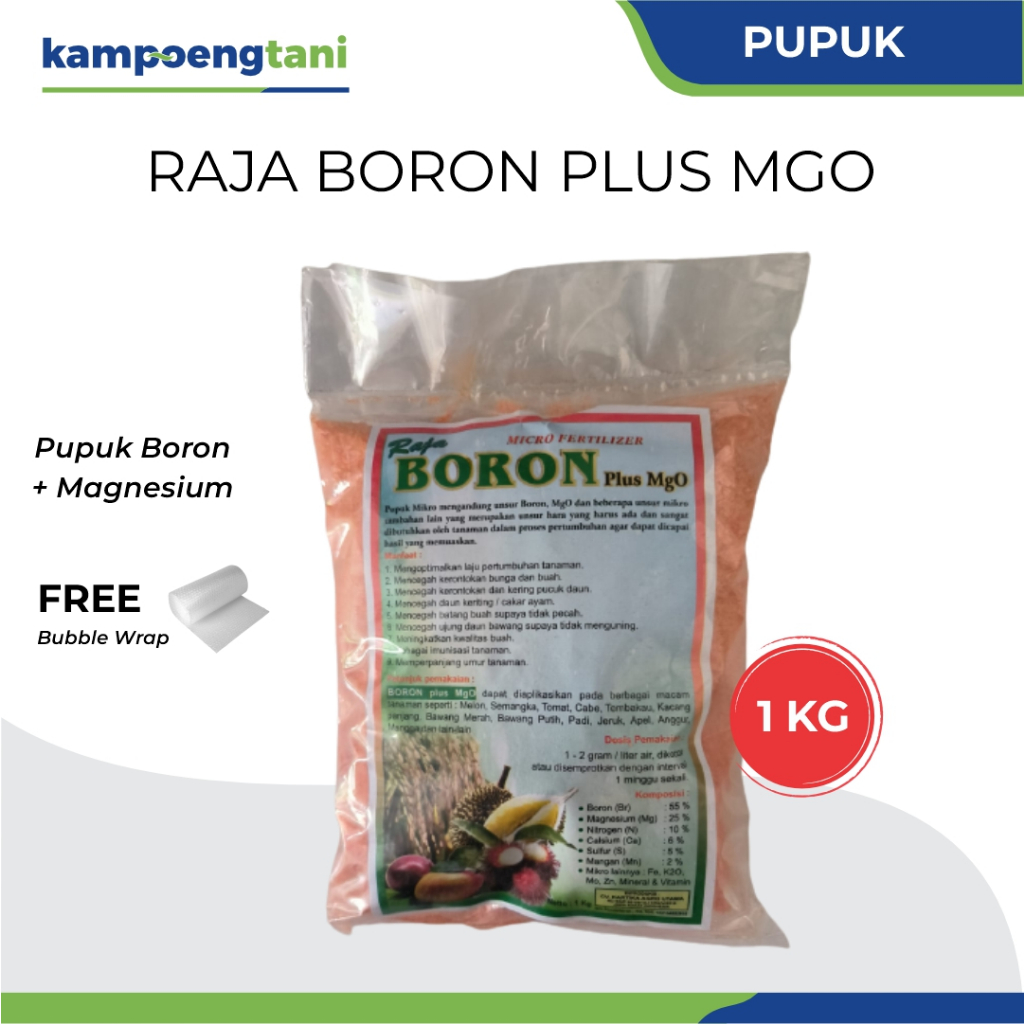 Jual Pupuk Raja Boron Plus Magnesium Mgo Kg Micro Fertilizer Anti