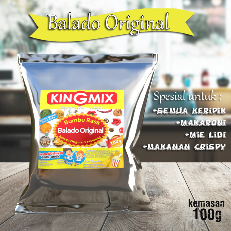 Jual Bumbu Tabur Rasa Balado Original 100 gr | Shopee Indonesia