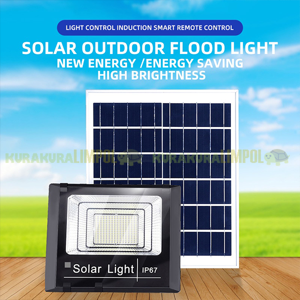 Jual Lampu Sorot Solar Cell LED Outdoor 300W Lampu Tenaga Matahari 300 ...