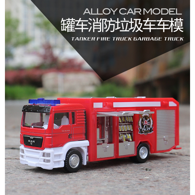 Jual TWH Diecast MAN FIRE ENGINE Mobil Pemadam Kebakaran MAKEDA / RMZ ...