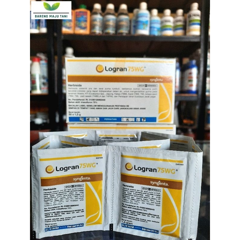 Jual Herbisida LOGRAN 75 WG isi 1,5 gram herbisida sistemik pra dan ...