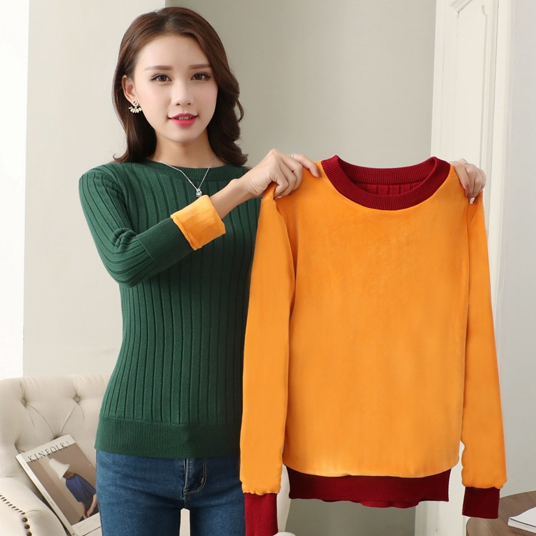 Jual IMPORT A RI KNIT THERMAL SWEATER TOP CASHMERE WINTER BAJU TERMAL ...