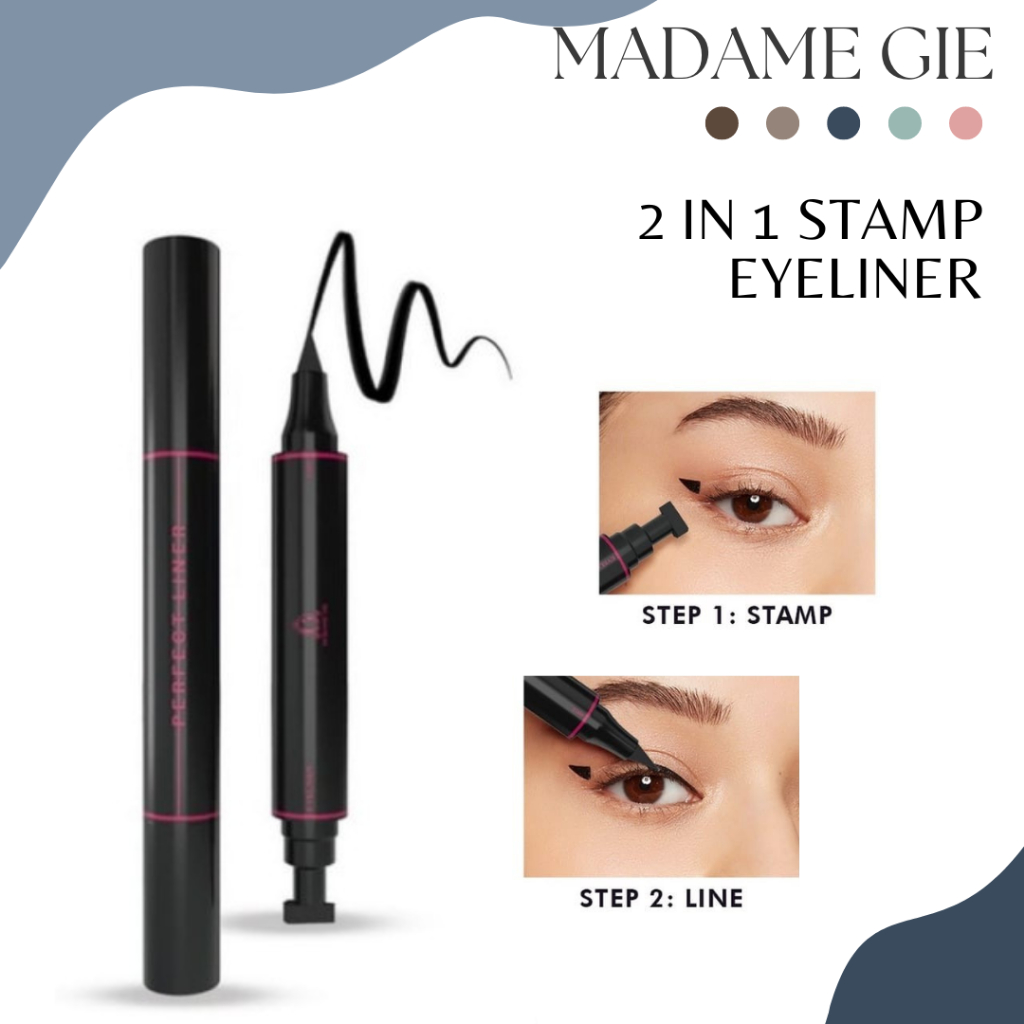 Jual Madame Gie Perfect Liner 2 in 1 Eyeliner Stamp Eyeliner