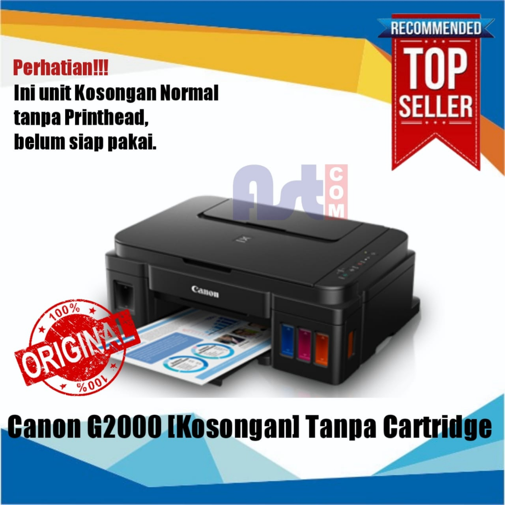 Jual Printer Canon G2000 Ink Tank [Kosongan Unit] Tanpa Print Cartridge