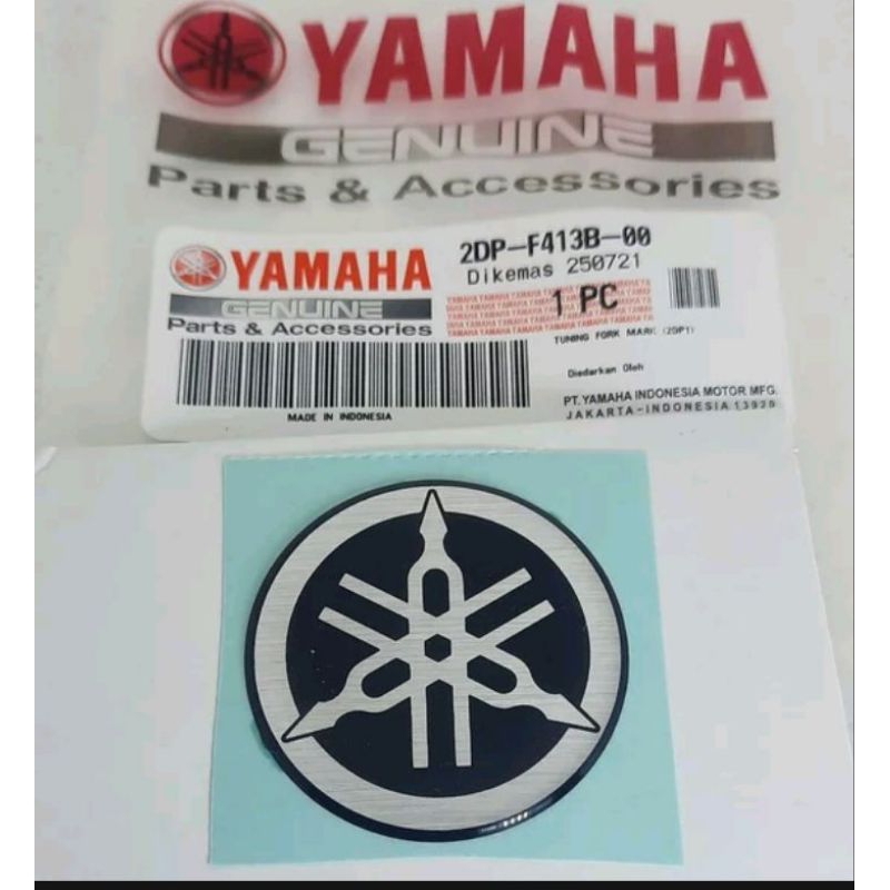 Jual Emblem Logo Yamaha Nmax Aerox Silver Original Dp F B Shopee Indonesia