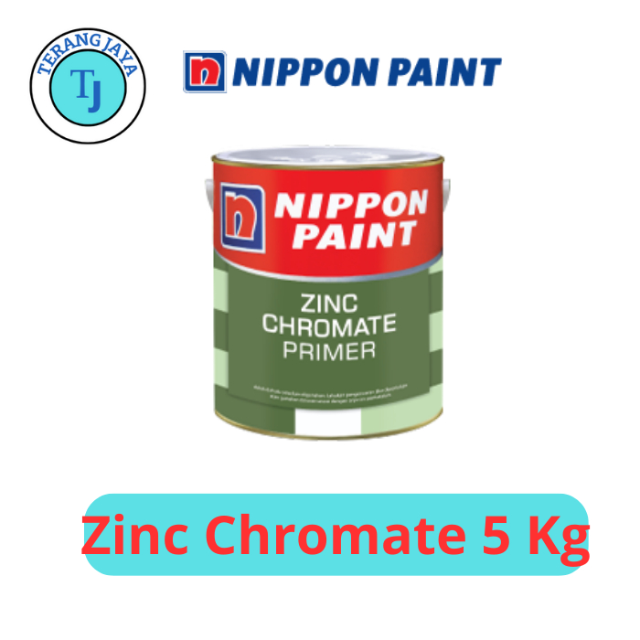 Jual Cat Dasar Besi Zinc Chromate Primer Nippon Paint Green 5kg