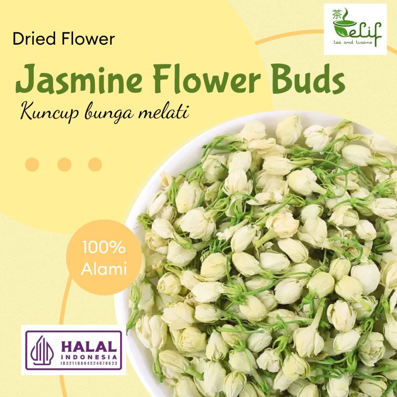 Jual ELIF TEA Dried Jasmine Flower Tea / Teh Bunga Melati Kering