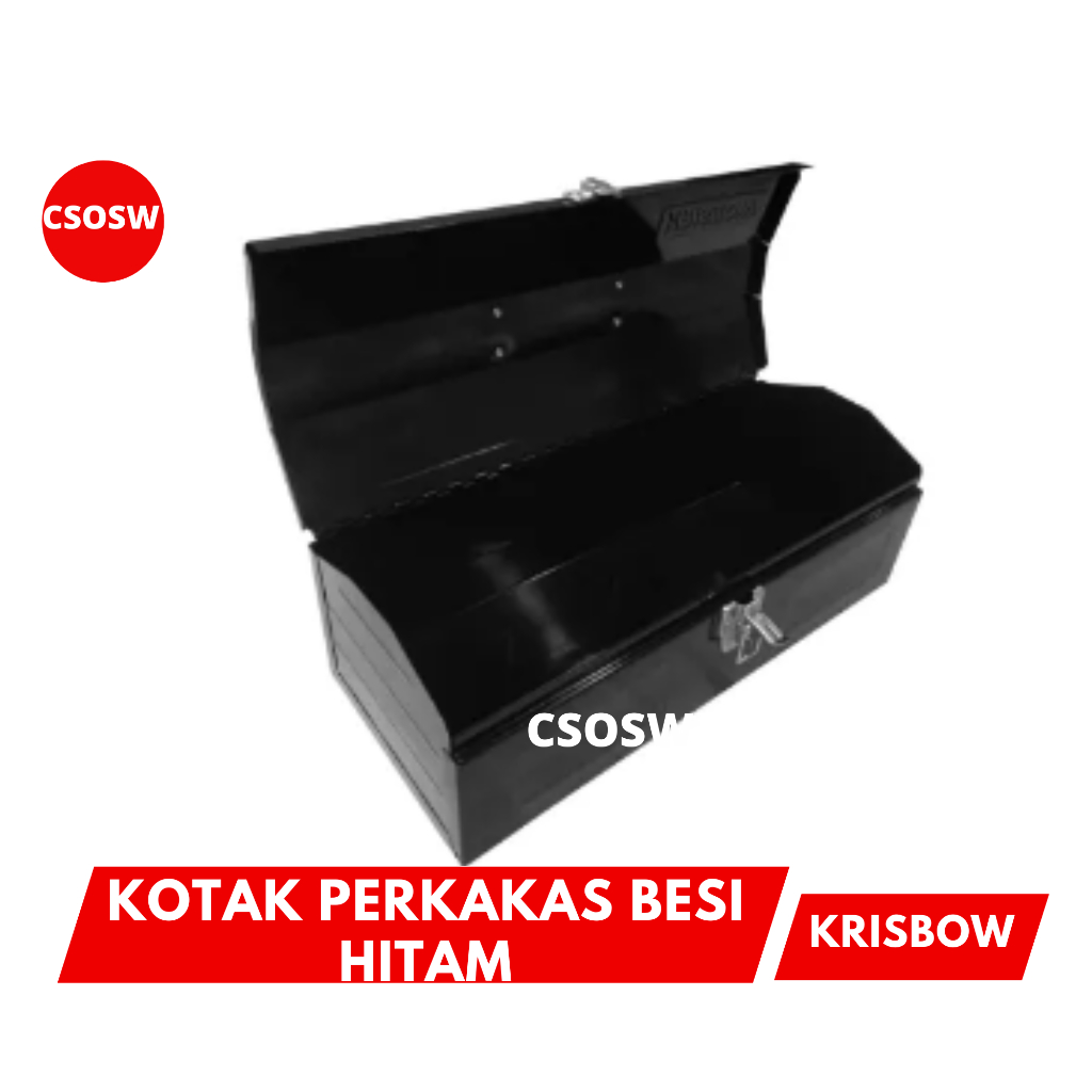 Jual KRISBOW Kotak Perkakas Hitam Besi Dg Kompartment LRTBS7 Steel Tool ...