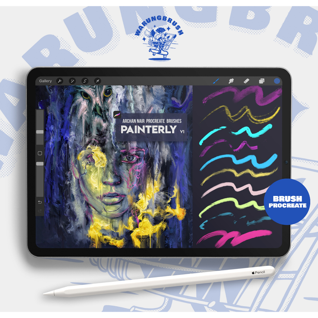 Jual Painterly v1 Brushes for Procreate BP0011 | Shopee Indonesia
