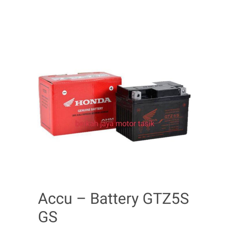 Jual ACCU-BATTERY GTZ5S GS ( AHM ) | Shopee Indonesia