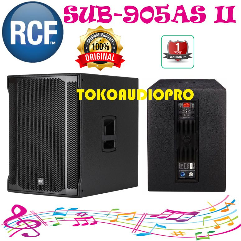 Jual Subwoofer RCF Sub 905 AS II 15inch Subwoofer Aktif RCF Sub905as