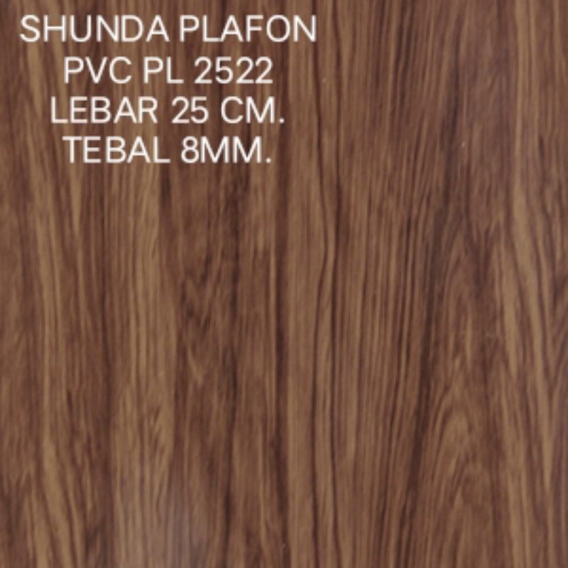 Jual Shunda Plafon PVC Motif Kayu PL 2522 | Shopee Indonesia