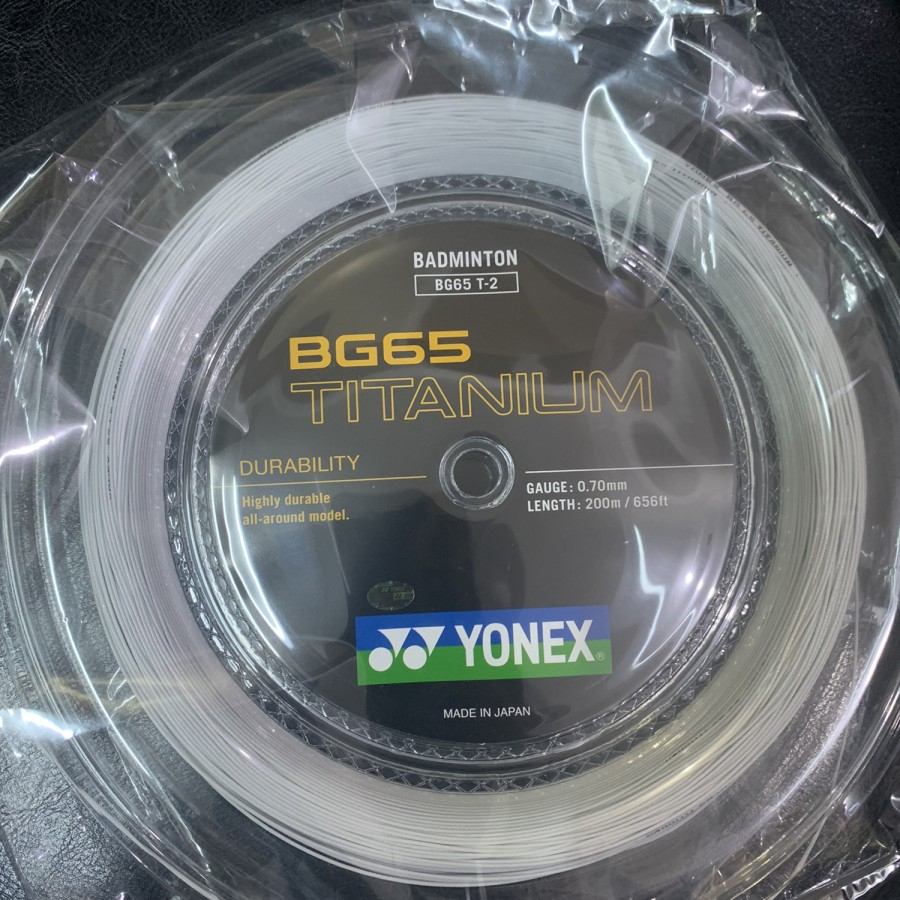 Jual Senar raket Badminton YONEX BG65 TI BG 65 TI (ROLL) ORIGINAL ...