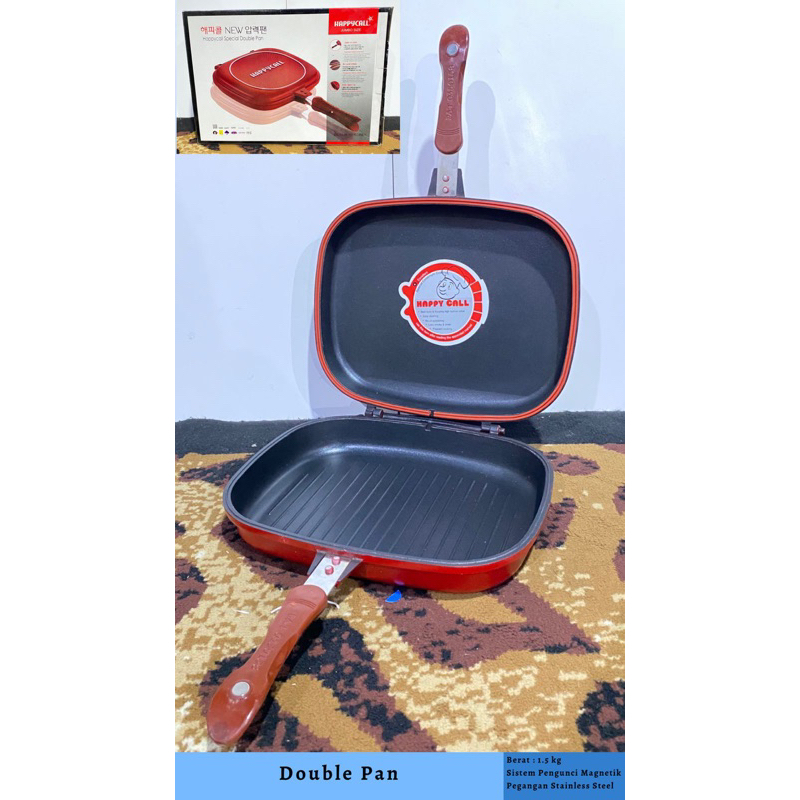 Jual Double Pan SUGGO original Made in KOREA Pan Bolak Balik-Double ...
