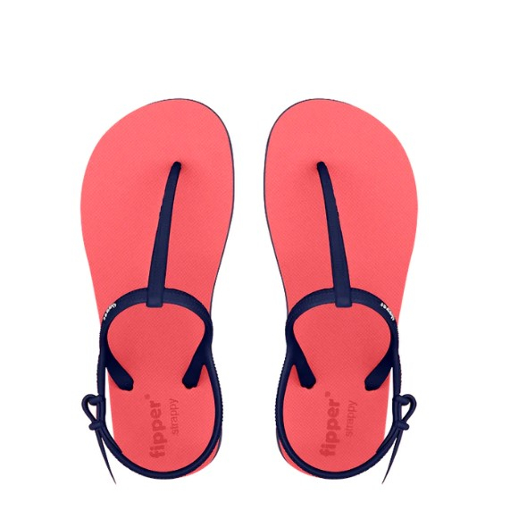 Jual Sandal Fipper Strappy Pink Punch Navy Original Shopee Indonesia